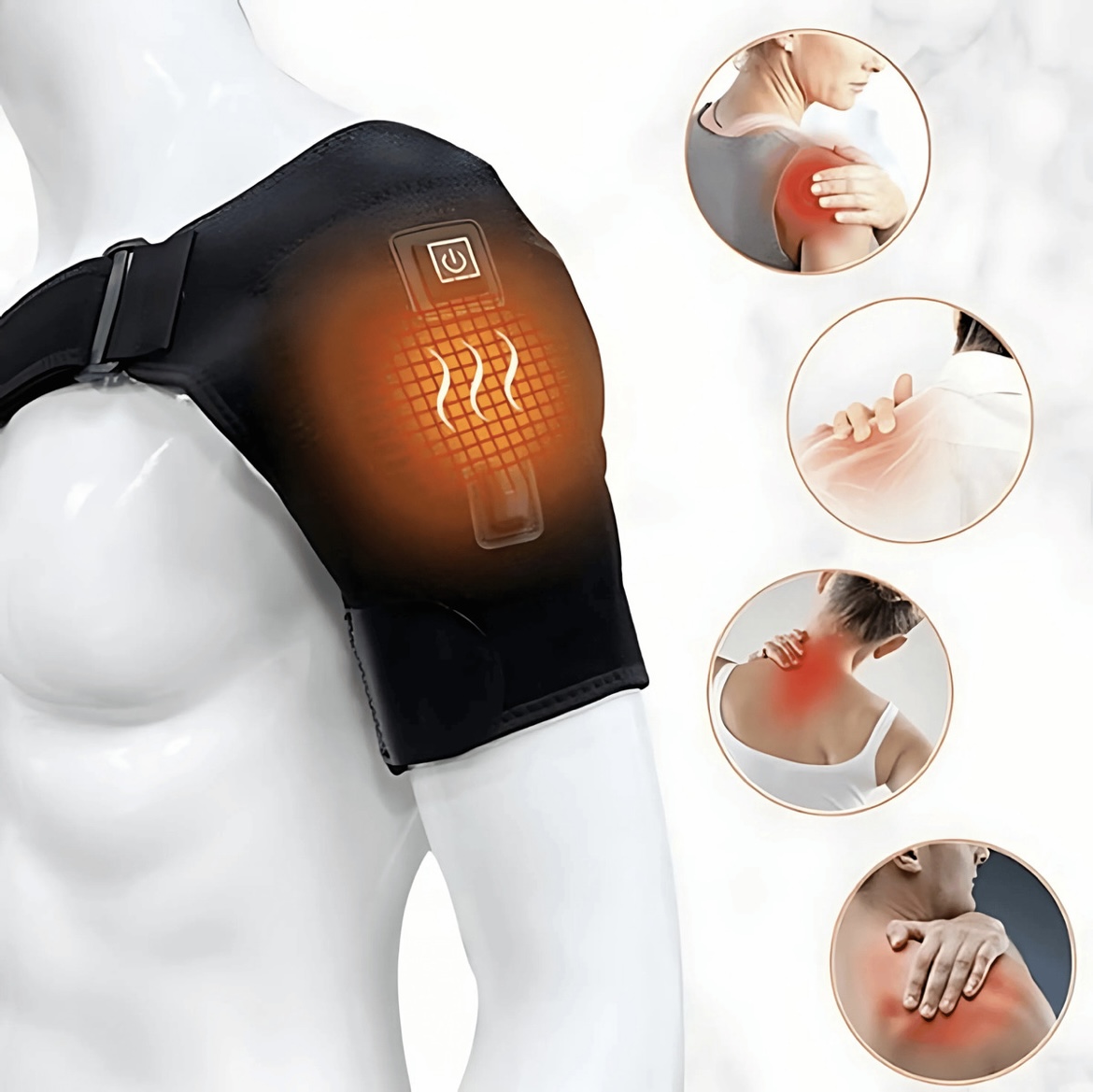 Soporte de Hombro Unisex en Neopreno – Alivio del Dolor, Protección y Ajuste Deportivo - Imagen 7