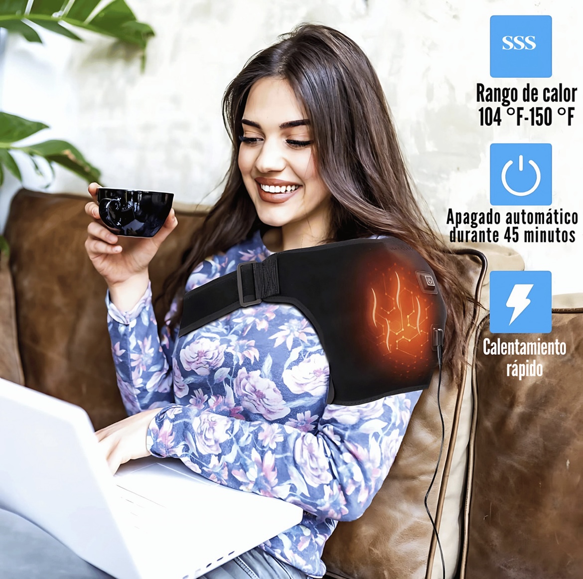 Soporte de Hombro Unisex en Neopreno – Alivio del Dolor, Protección y Ajuste Deportivo - Imagen 4