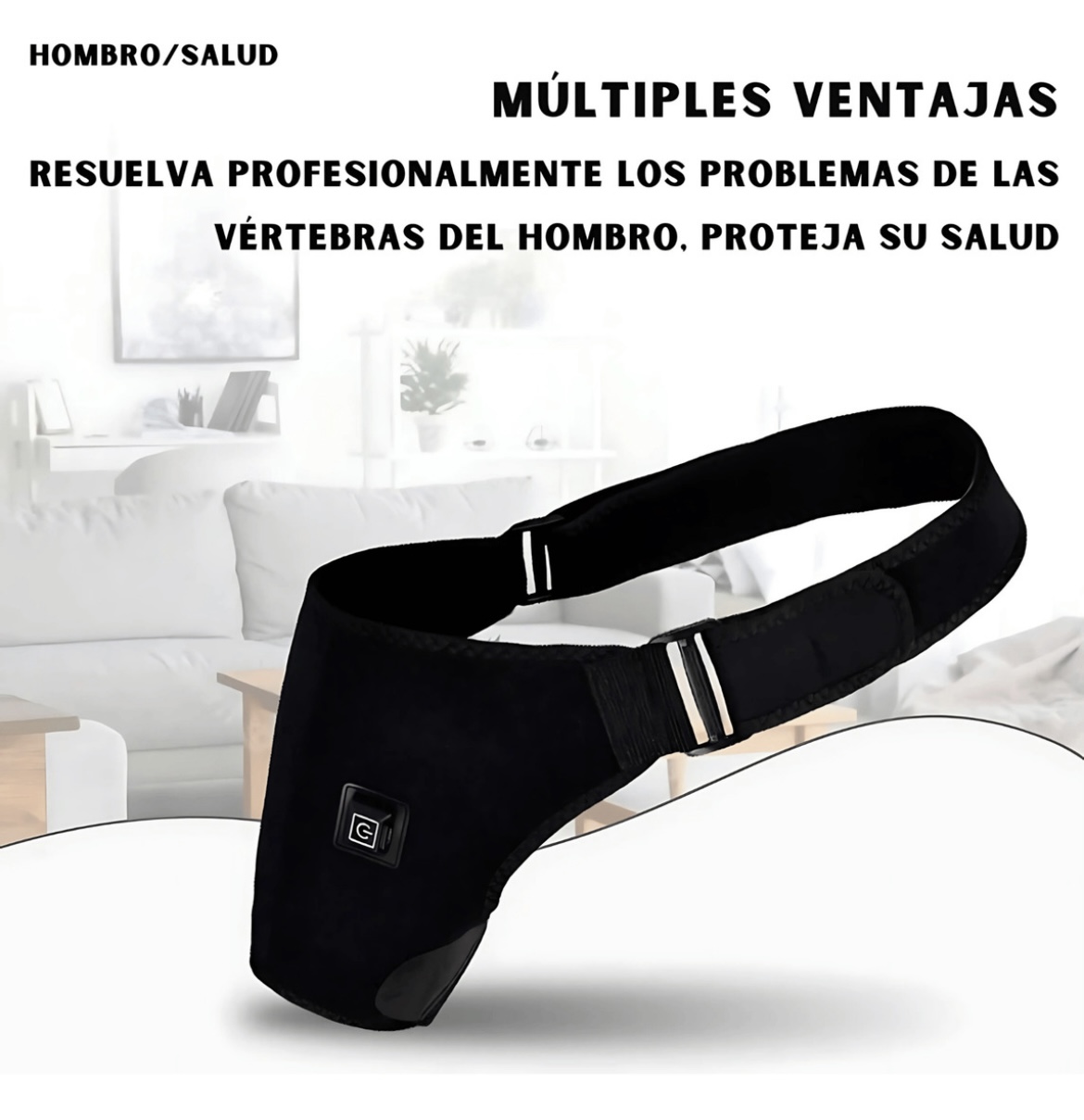 Soporte de Hombro Unisex en Neopreno – Alivio del Dolor, Protección y Ajuste Deportivo - Imagen 3
