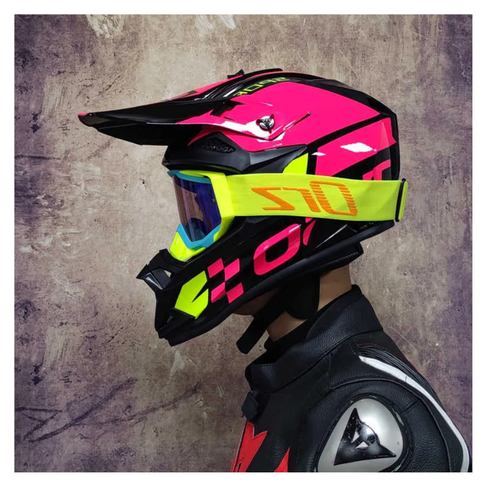 Casco Deportivo para Motocross, Enduro y MTB – Protección Total, Diseño Aerodinámico y Ventilación Avanzada - Imagen 9