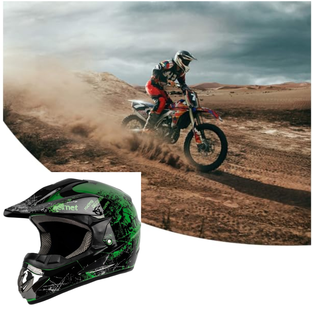 Casco Deportivo para Motocross, Enduro y MTB – Protección Total, Diseño Aerodinámico y Ventilación Avanzada - Imagen 4