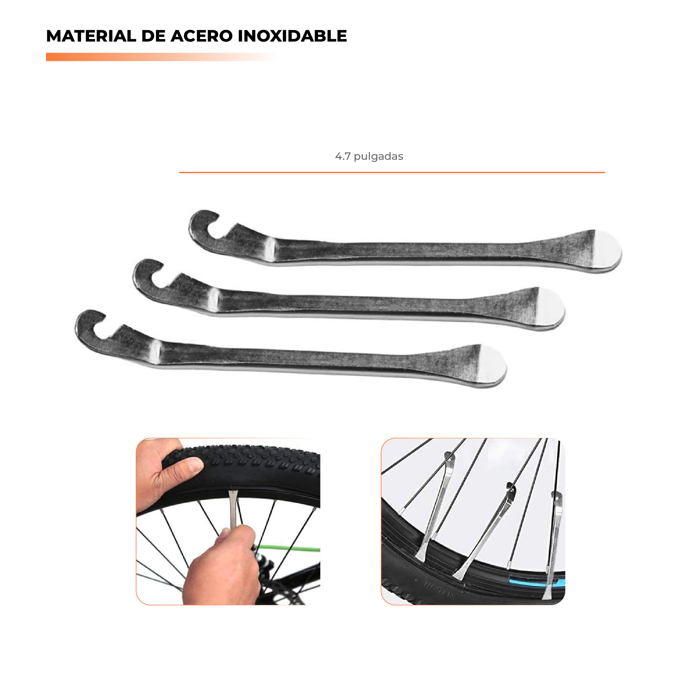 Kit de Reparación para Bicicleta con Bomba y Herramientas 16 en 1 – Ideal MTB y Ruta - Imagen 4