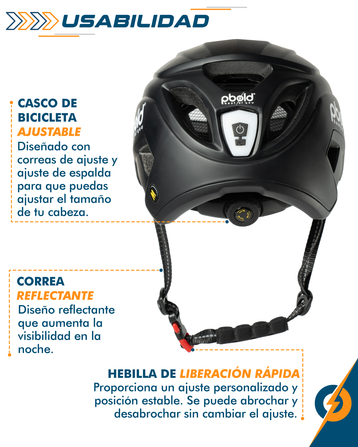 Casco para Ciclismo MTB y Ruta con Visera talla M – Protección Certificada, Ajuste Cómodo y Ventilación Avanzada - Imagen 6