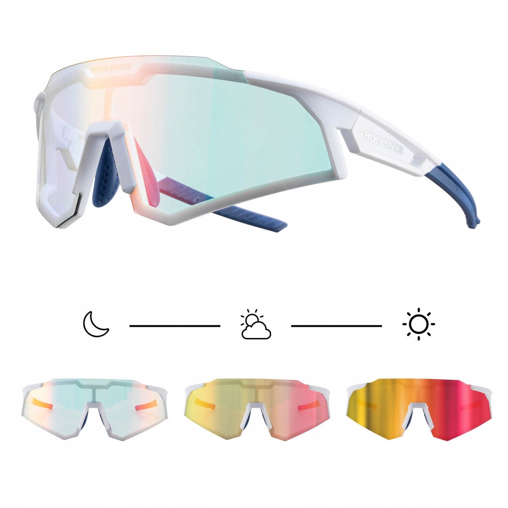 Gafas Ciclismo MTB RUNING Rockbros SP291 Fotocromáticas UV400 Deportivas