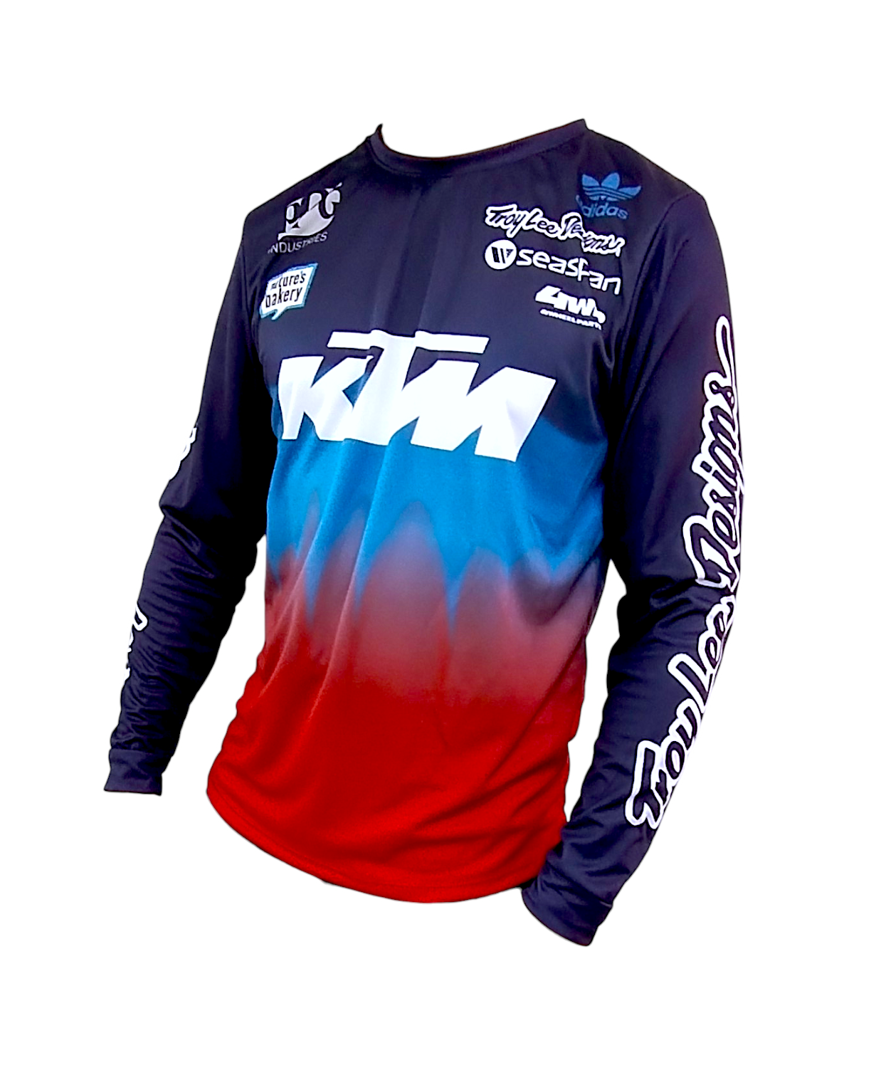 Jersey Deportivo Línea Profesional – Microperforado, Secado Rápido y Protección UV +30 KTM BLUE