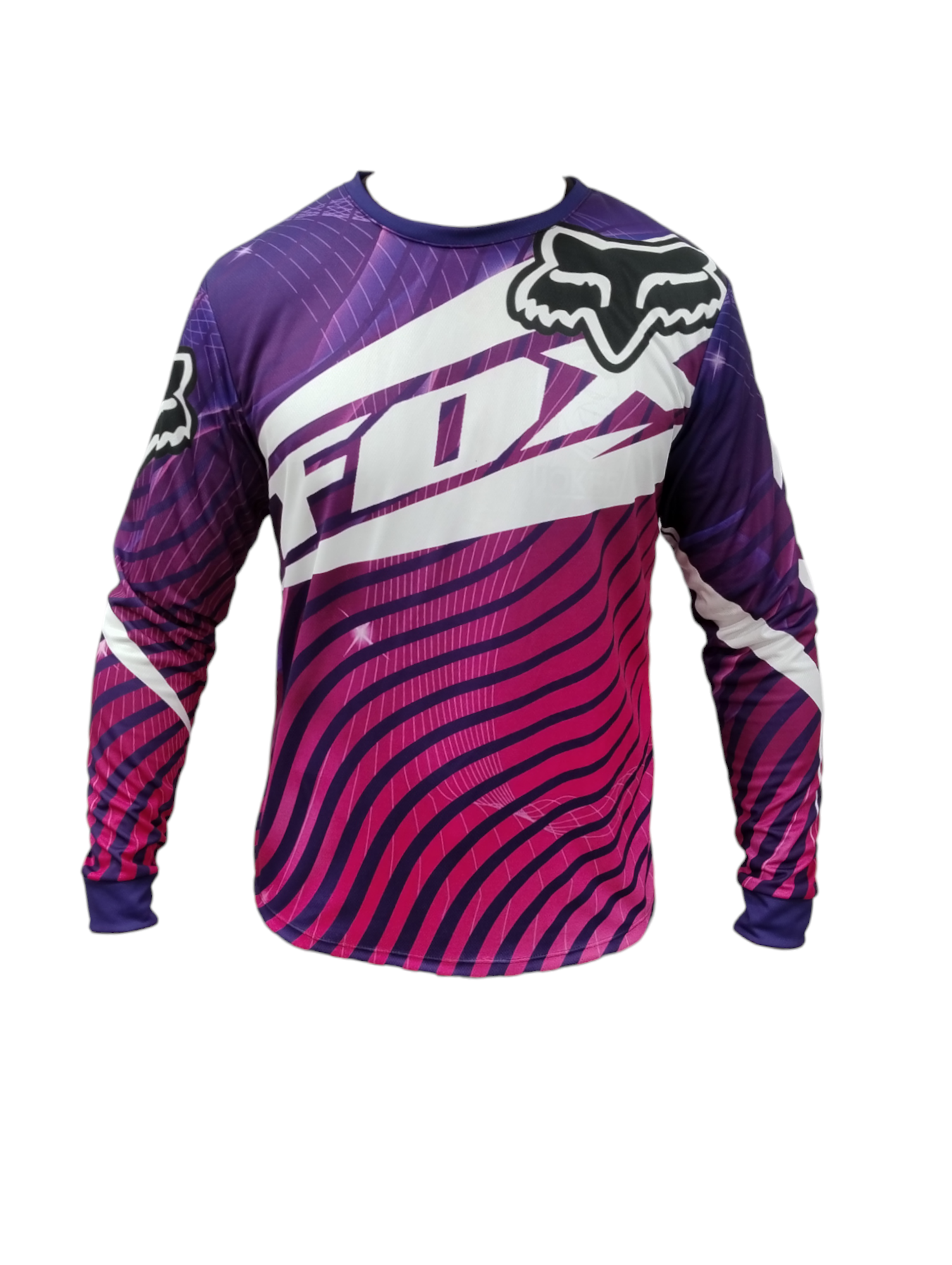 Jersey Deportivo Línea Profesional FOX PURPLE – Frescura, Secado Rápido y Protección UV +30 - Imagen 3
