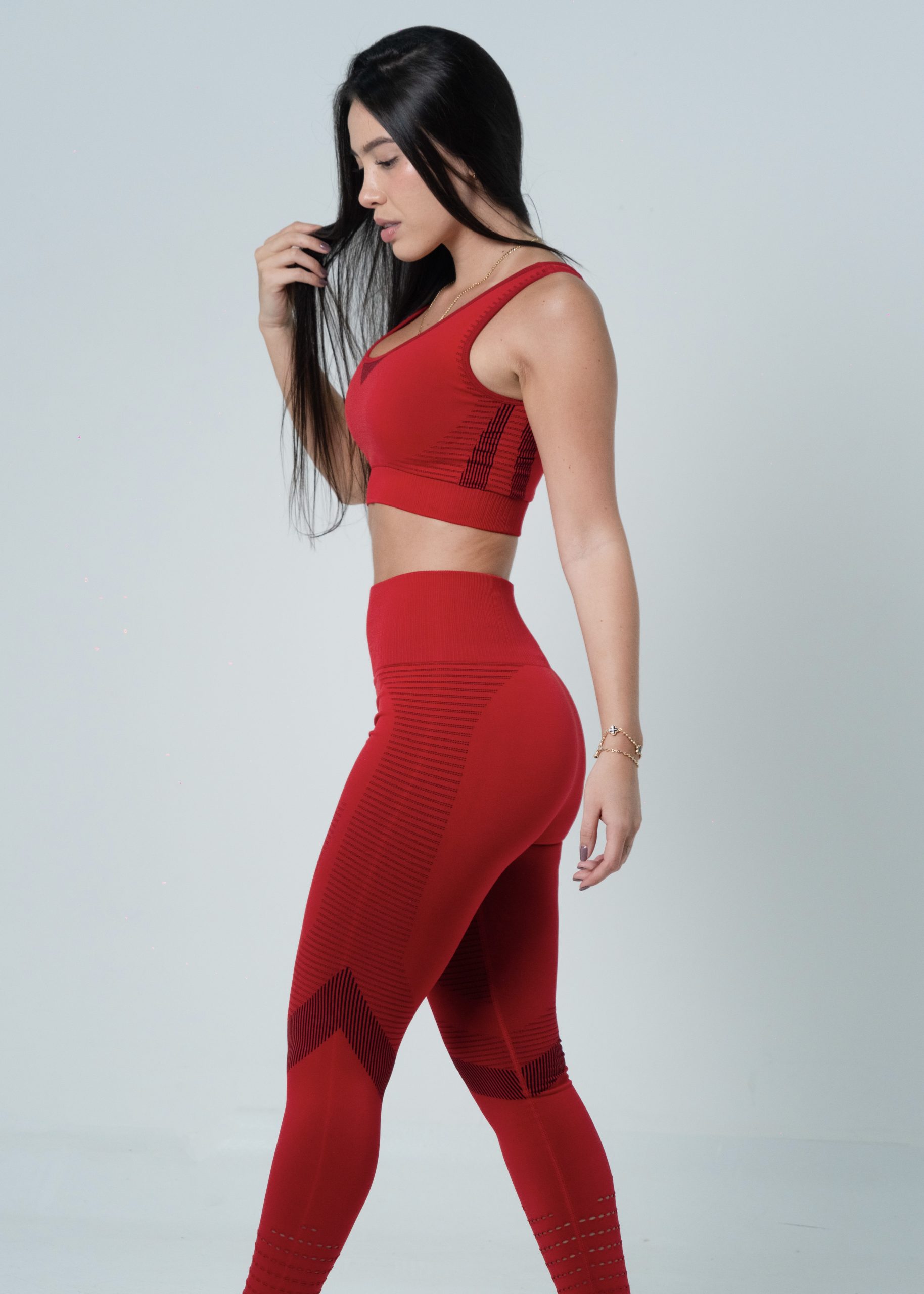 Conjunto Deportivo Seamless 2 Piezas – Top + Leggins Control Abdomen