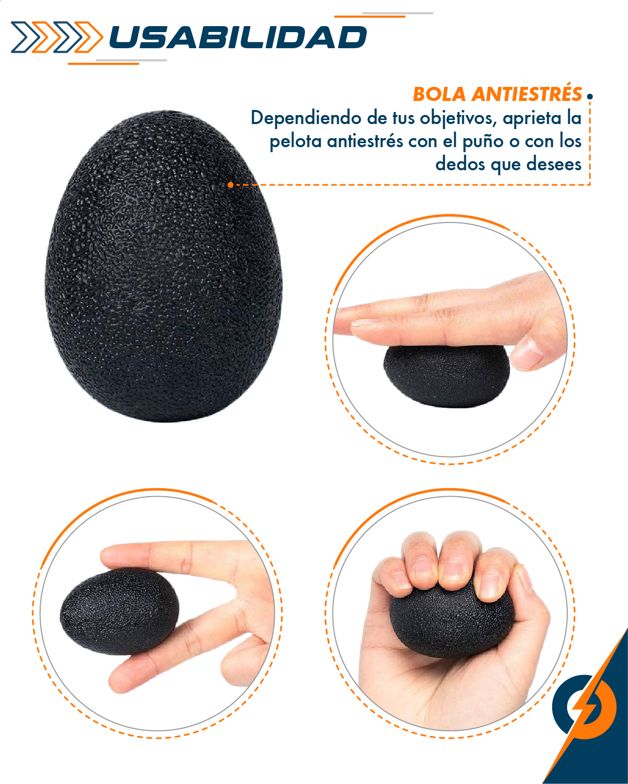 Kit Hand Grip X6 Ejercitadores Mano Muñeca Antebrazo - Imagen 8