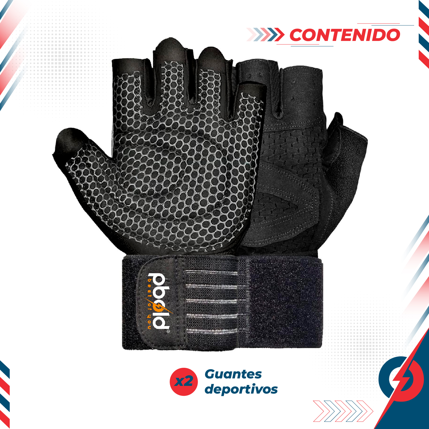 Guantes Fitness Crossfit con Muñequera – Gym Gloves Antideslizantes para Pesas y Entrenamiento - Imagen 6
