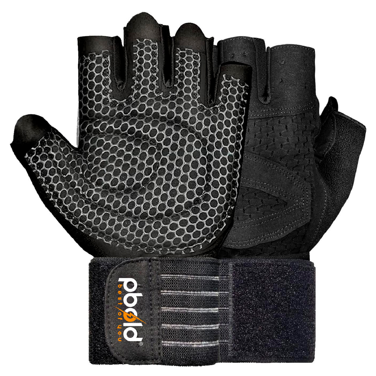 Guantes Fitness Crossfit con Muñequera – Gym Gloves Antideslizantes para Pesas y Entrenamiento