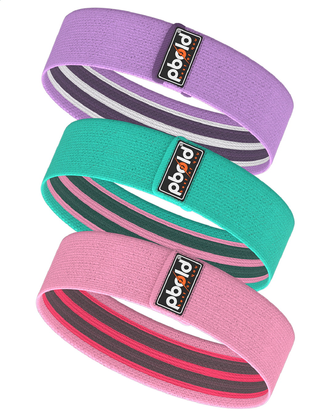 Bandas Elásticas de Resistencia en Tela Antideslizante – Entrenamiento Glúteos, Piernas y Fuerza