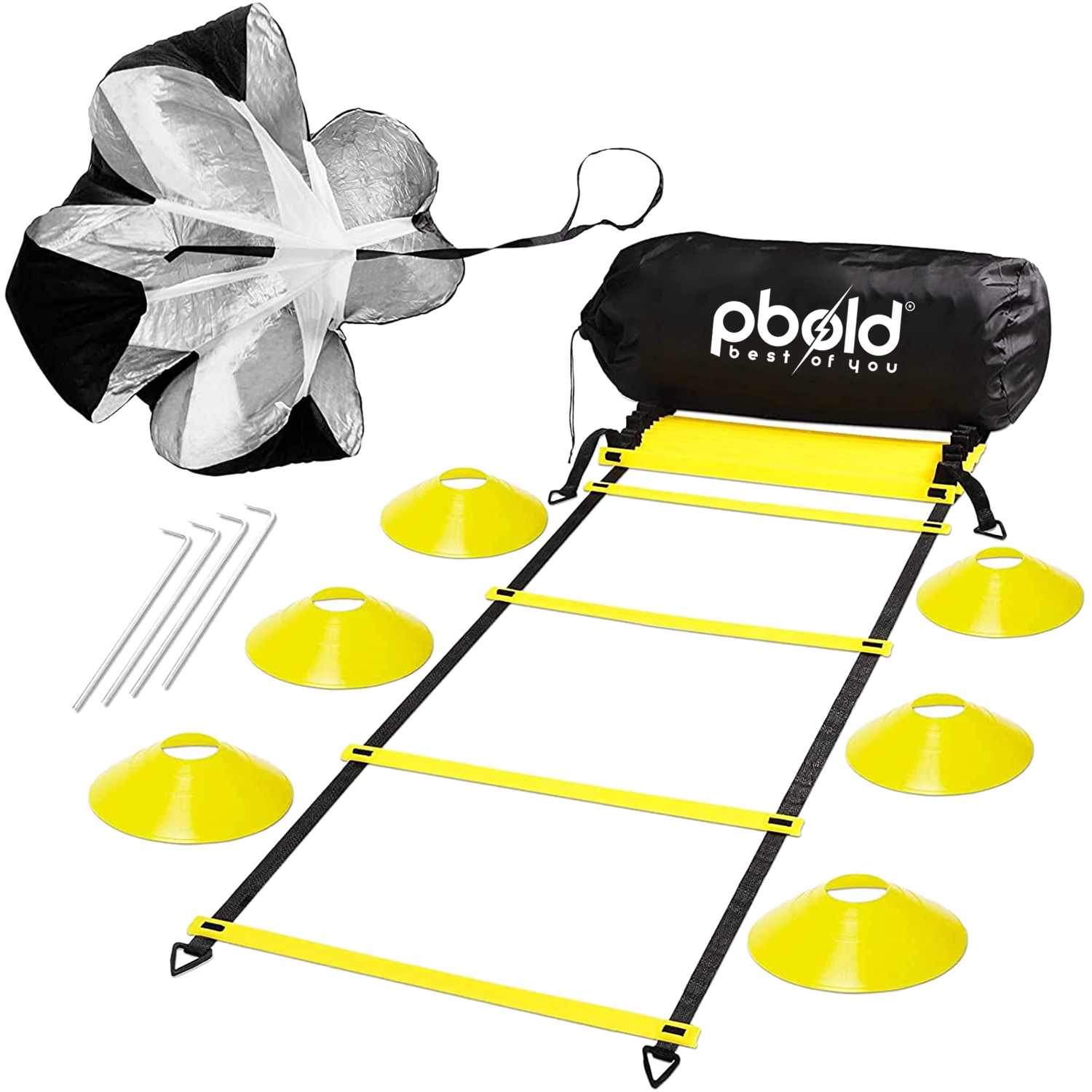 Escalera de Coordinación y Agilidad Ajustable – Entrenamiento Deportivo Profesional