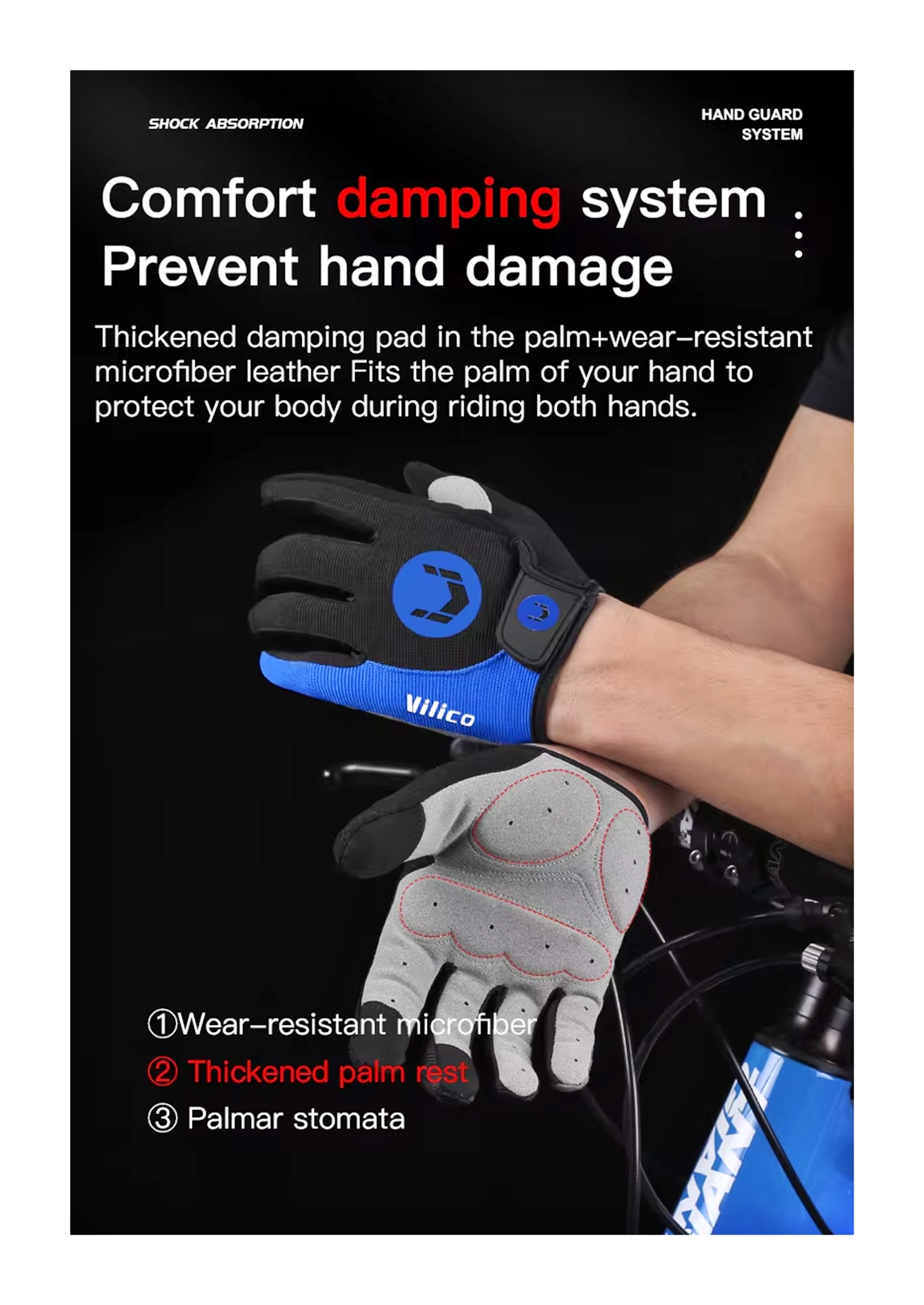 Guantes Deportivos Arbot Unisex Táctiles Antideslizantes – Ciclismo, Gimnasio y Running - Imagen 5