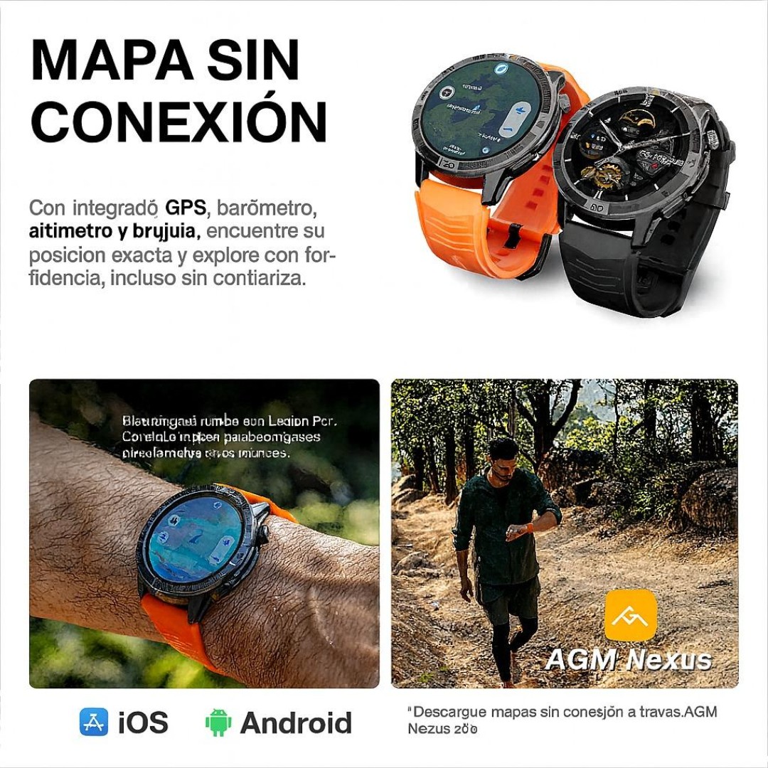 Reoj Inteligente AGM Legion Pro 5ATM - Imagen 4