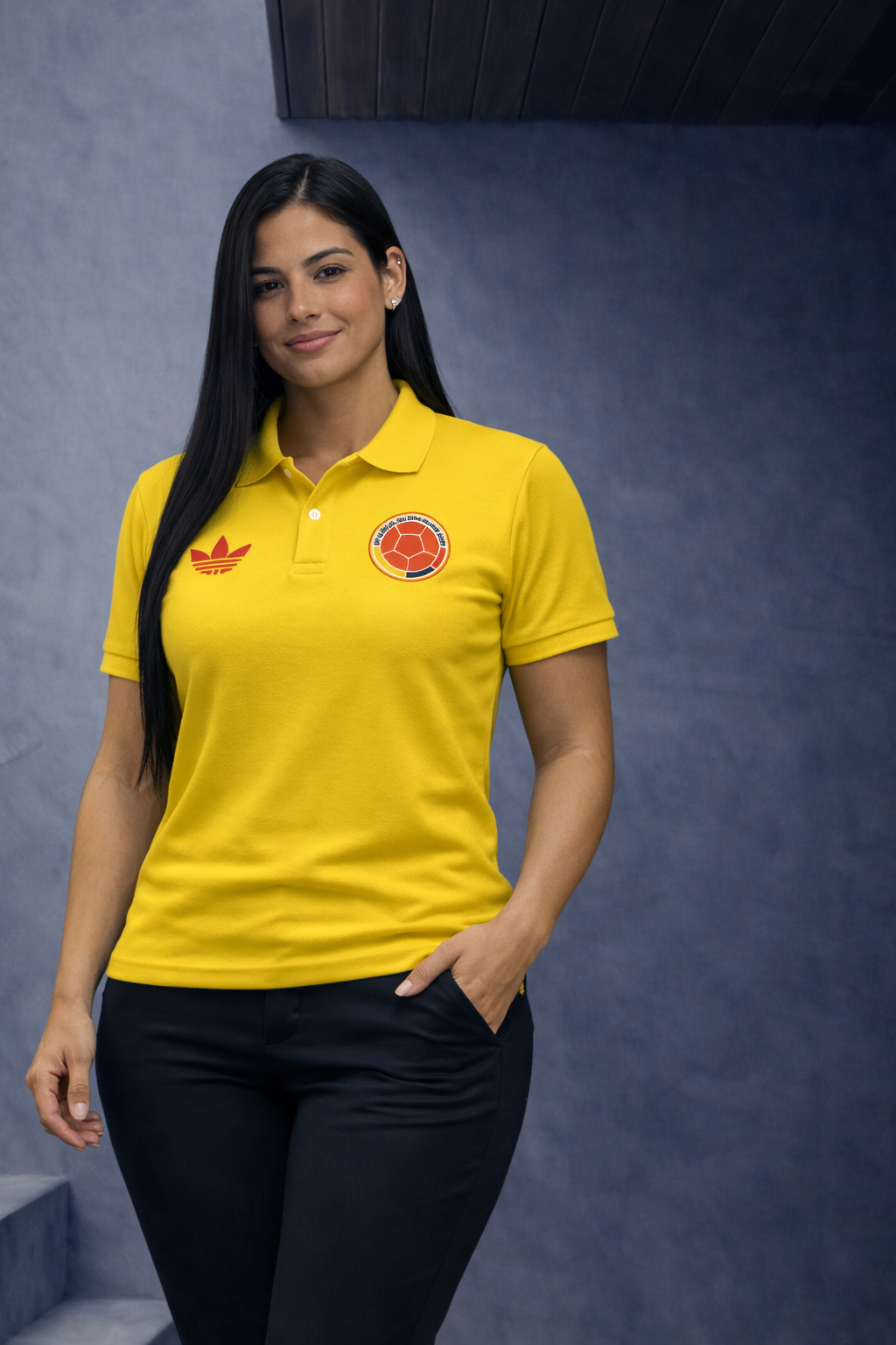 👕⚽ Polo Retro Futbolero para Dama – Estilo Clásico con Actitud