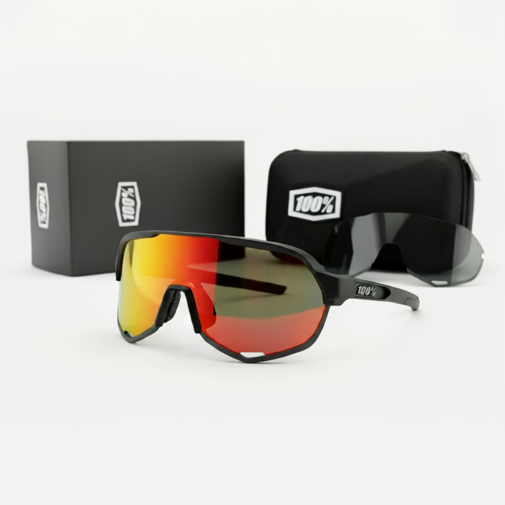 Gafas Deportivas con Lentes Intercambiables para Ciclismo, Running y Deportes Outdoor – Protección UV400 S2